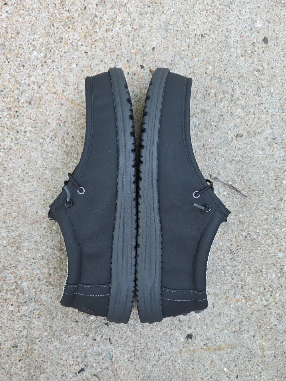 Hey Dude Wally Classic Black Charcoal Casual Slip-On Size 13